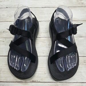 Chaco Z/1 Classic Sport Sandals Women 7 Black Adjustable Strappy Hiking Shoes